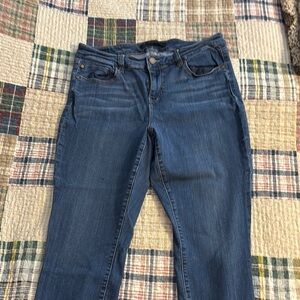 Liverpool Jeans Company Blue Ankle Cropped Jeans